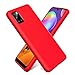 Produktbild Conie Hülle für Samsung Galaxy A31, TPU Silikon Case [MICROFASER Innenfutter] Anti Kratz, Handyhülle Galaxy A31, Rot