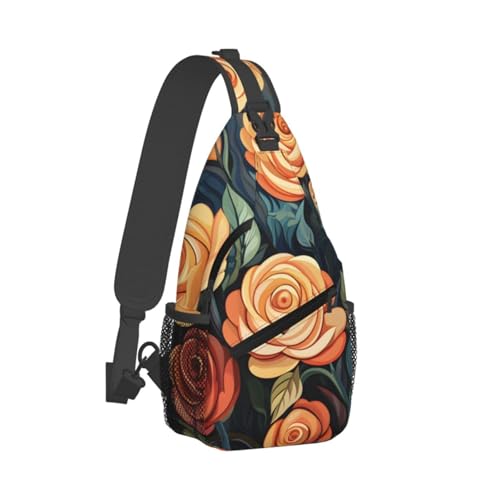 Morrales de Tirante Unisex con Estampa Floral Cartoon Rose miniatura 2