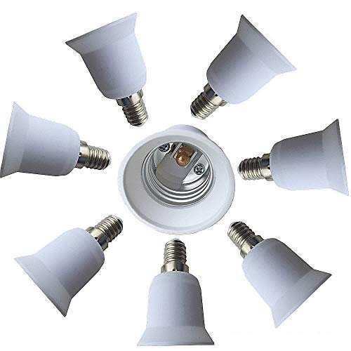 DZYDZR 6pcs Bulb Holder E27 to E14 Adapter Conve in Pakistan