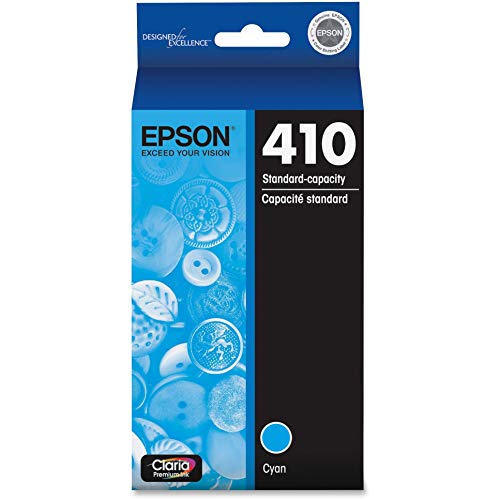 EPSON T410 Claria Premium Ink Standard Capacity Cyan Cartridge (T410220-S) for select Epson Expression Premium Printers