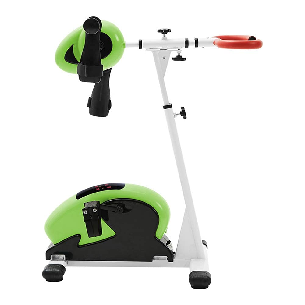 Elektryczny rower stacjonarny do rehabilitacji, zmotoryzowany nożny do nóg i ramion z monitorem, rehabilitacyjny sprzęt treningowy dla osób starszych, hemiplegii i udaru mózgu