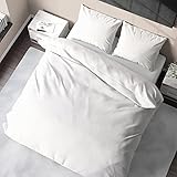 SANFT & FLAUSCHIG: Die hochqualitative und luxuriöse Bettwäsche aus Bambus-Viskose ist so soft wie Seide - für einen angenehmen Schlaf und einen unvergleichbaren Schlafkomfort.