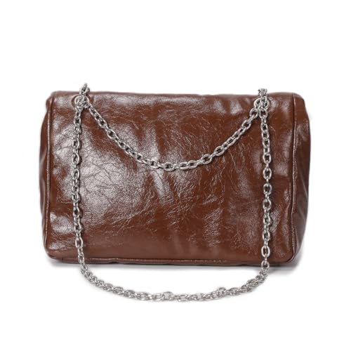 Image of Crossbody Bags for Women Trendy Vegan Leather Hobo Purses Shoulder Handbags With Wide