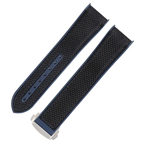 Bracelet Omega Seamaster étanche en caoutchouc silicone sport chic