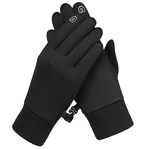 VANZACK Heat Gloves for Bike Riding Men's Winter Touchscreen Gloves Neoprene Fleece-Lined