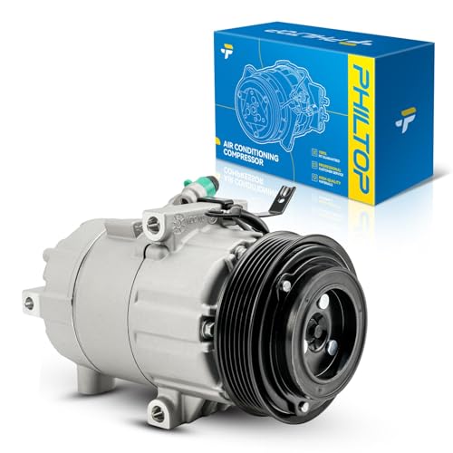 Image of PHILTOP NEW A /C Compressor 198332 Replacement for Kia Forte 2014-2018, Forte5 2014-2018, Forte Koup 2014-2016 2.0L, for Hyundai Elantra 2.0L 2014-2017, Elantra GT 2014-2017, Coupe 2014