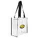 NCAA Iowa Hawkeyes Square Stadium Tote, 11.5 x 5.5 x 11.5-Inch, Clear