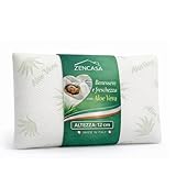 Cuscino Memory Foam in Aloe Vera – Cuscino Cervicale per Dormire 70x40x12 cm, Cuscino per ...