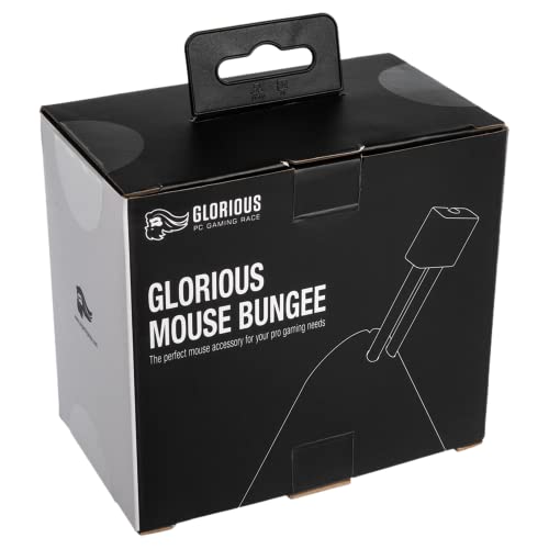 Image of GLORIOUS Gaming Mouse Bungee - Flexible Mouse Cable Management - Gaming Mouse Accessory (White)