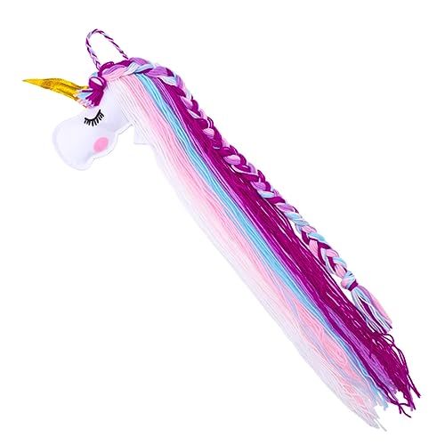 IWOWHERO Unicorn Hairpin Storage Belt Boys and Girls Hair Tie Organizer Barrette Holder for Girls Hair Accessories Safe Cute Design