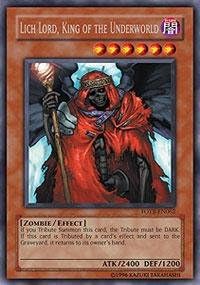 Yu-Gi-Oh! - Lich Lord, King of The Underworld (FOTB-EN062) - Force of The Breaker - 1st Edition - Secret Rare