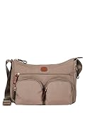  Damen-Tasche BRICS D Taupe BXG45055.578 X-BAG Erweiterbare Schultertasche Taupe WAHL=P, Taupe, Einheitsgröße