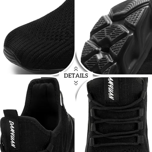 Image of Mens Walking Shoes Tennis Sneakers Running Workout Jogging Rubber Athletic Sole Ultra Light Breathable Comfortable Non Slip Fashion