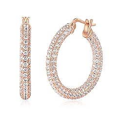 Rose Gold-White CZ