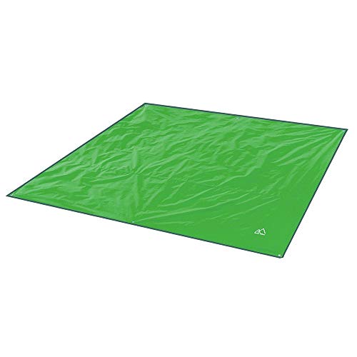 Terra Hiker Camping Tarp, Waterproof Picnic Mat, Multifunctional Tent Footprint with Drawstring Carrying Bag for Picnic, Hiking (Green 94