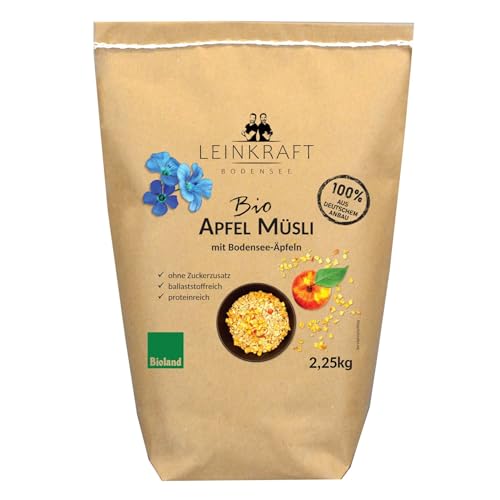 BIO Apfel-Müsli 2.25Kg mit getrockneten Bodensee-Äpfeln