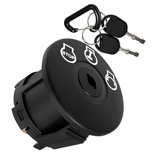 Lawn Mower Ignition Switchwith Key 5 terminals 3 Position Fits Cub MTD Craftsman Cadet Ariens Troy-Bilt Bad Boy Zero Turn Lawn Tractor John Deere Replace#925-04659 725-04659 725-04228 from NFSpeeding