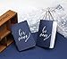 Vow Books, Navy Blue Vow Books for Wedding, His and Her Wedding Vows Booklet, Set of 2, US-AKI-017 (Navy Blue)