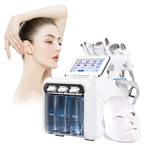 Face Care Machine, Hydrogen Oxygen Beauty Machine Face Skin Spa Machine 7 in 1 Hydro Facial Machine, for Home Spa Salon