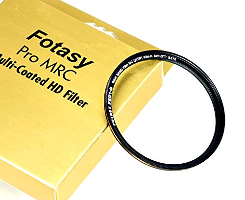 Image of Fotasy 62mm Ultra Slim UV Protection Lens Filter, Nano Coatings MRC Multi Resistant Coating Oil Water Scratch, 16 Layers Multicoated 62mm UV Filter