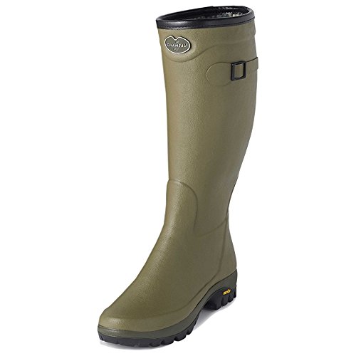 Le Chameau país Vibram Jersey para Mujer Botas de Lluvia (bcb2029) Vert Vierzon UK6.5 EU40 US8.5