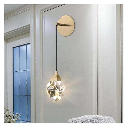 Luz cálida LED de cristal que elimina sombras en dormitorios 2