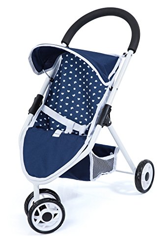Bayer Design- Cochecito de muñeca, Jogger, Color Azul (23551AA)
