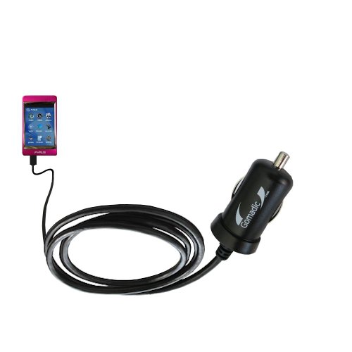 Mini 10W Car/Auto DC Charger Designed for The Pyrus Electronics PMP-2080 with Gomadic Brand Power Sleep Technology - Designed to Last with TipExchange Technology