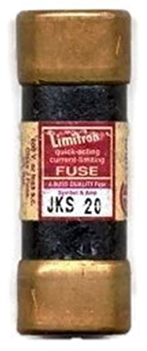 Eaton Bussmann JKS-20, 20Amp 600V Fast Blow Class J Cartridge Fuse