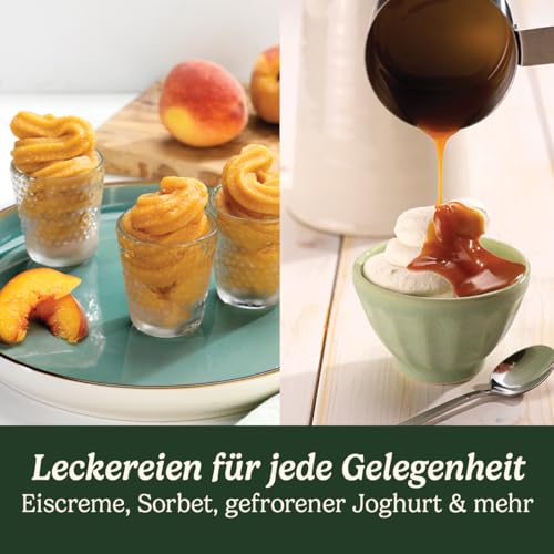 Cuisinart Eismaschine | Softeis, Gelato, Sorbet, milchfreies Eis, gefrorener Joghurt | Topping-Spender | Einfach zu bedienen und zu reinigen | 1,42 l für 6 Portionen | Fertig in 20 Minuten | ICE48U – Bild 5