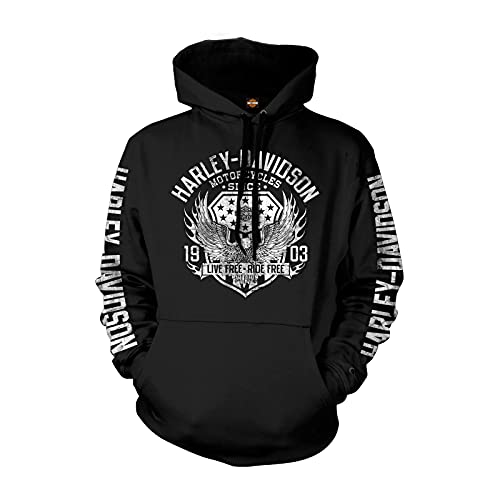Harley-Davidson Military, Exclusive H-D Licensed Epic Overseas Tour, Men's Hoodie2