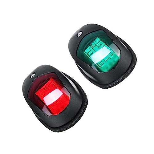 Toddmomy 2pcs LED Navigation Lights Signal Lamp for Boats Yachts and Fishing Vessels Design Easy Installation Low Power Consumption