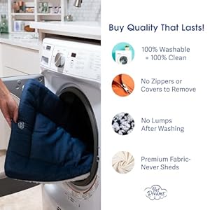   Pet-Dreams-Dog-Crate-Bed-is-The-Original-Dog-Crate-PadKennel-Mat-Completely-Washable-Kennel-Bed-Reversible-Cage-Mat-Perfect-Cat-Bed-for-Indoor-Cats-Denim-Medium-30-Inch-Crate-Pad