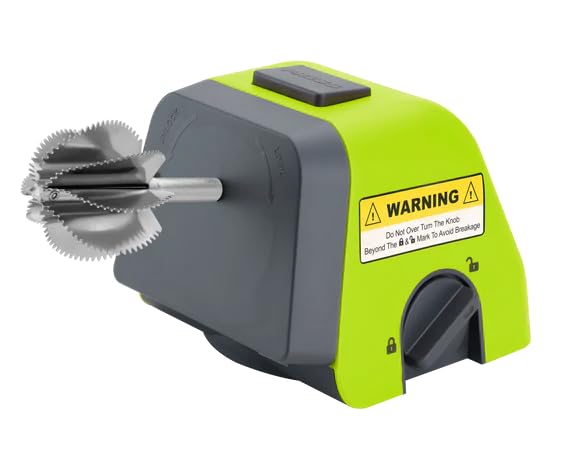Image of Sowbaghya Coco 2-in-1 Electric Coconut Scraper & Knife Sharpener | Powerful Motor | Fresh Coconut Grating at Home | Compact & Easy to Clean | 1 Year Warranty | Green
