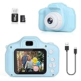 CÁMARA INFANTIL RECARGABLE: Se conecta a la computadora mediante un cable USB para transferir fotos / videos o para recargar la cámara del niño. Tome fotos de forma continua durante 3-6 horas después de la carga