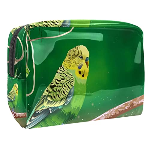 Trousse oiseau perruche sac de maquillage portable cadeau parfait filles et femmes