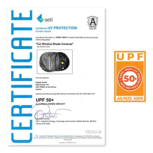 Caramaz Car Sun Shade For Baby With Certified Uv-Protection (2 Pack - 20"X12") #TOP6