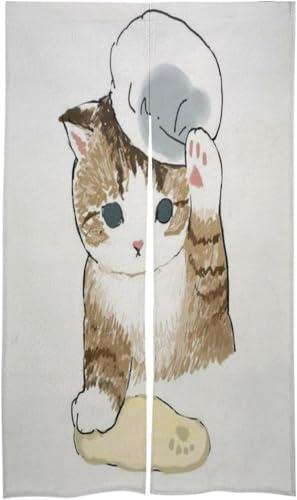 モフ-サンド Mof-usand のれん 温泉 ゆ 暖簾 湯 目隠し おしゃれ 間仕切り 玄関 ドア カーテン お部屋 室内 洗面所 四季兼用 かわいい 断熱防寒 目隠し 入り口 86x143cm