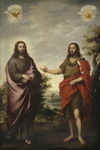 Affiche Saint Jean-Baptiste Murillo - Impression sur toile de maître 60x90cm