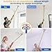 11.1FT Smoke Detector Removal Tool with 2 Replacement Head and 1 Tool Pack,Professional Smoke Detector Changer Tool for Convenient Installation Direct Replacement,Suitable for Different Sizes