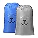 Raquel Extra Large Travel Laundry Bag Rip-Stop Nylon Heavy Duty Dirty Clothes Bag, Machine Washable and Drawstring Closure 24" x 36"