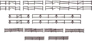 FALLER 180857 HO Scale Garden and Field Fences - 4, Total Length 117cm