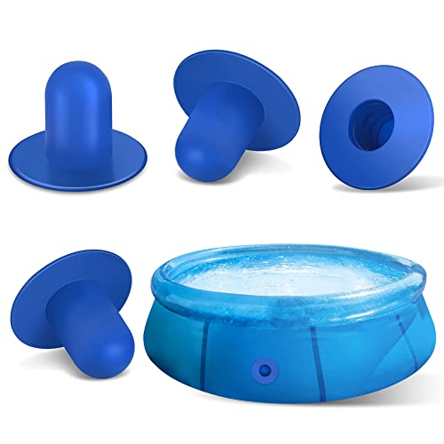 ZZLBZN Tapón de tapón de piscina, 4 piezas de repuesto para tapones de pared de piscina, tapones de piscina para bomba de filtro de piscina, enchufe de agujero, enchufe de pared, bomba de filtro de