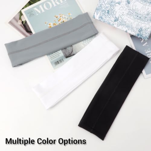 Image of DRESHOW Sport Headbands for Women Non-Slip Sweat Wicking Headband Cooling Sweatband for Outdoor Sports Unisex Workout Hair Bands for Running Fitness Yoga Cycling