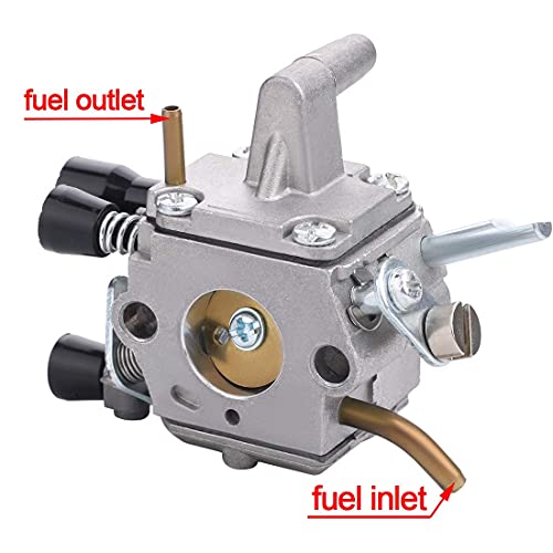 Hipa Carburetor With Gasket Primer Bulb Repower Kit For Sthil Fs120 Fs200 Fs250 Fs300 Fs350 String Trimmer #TOP5