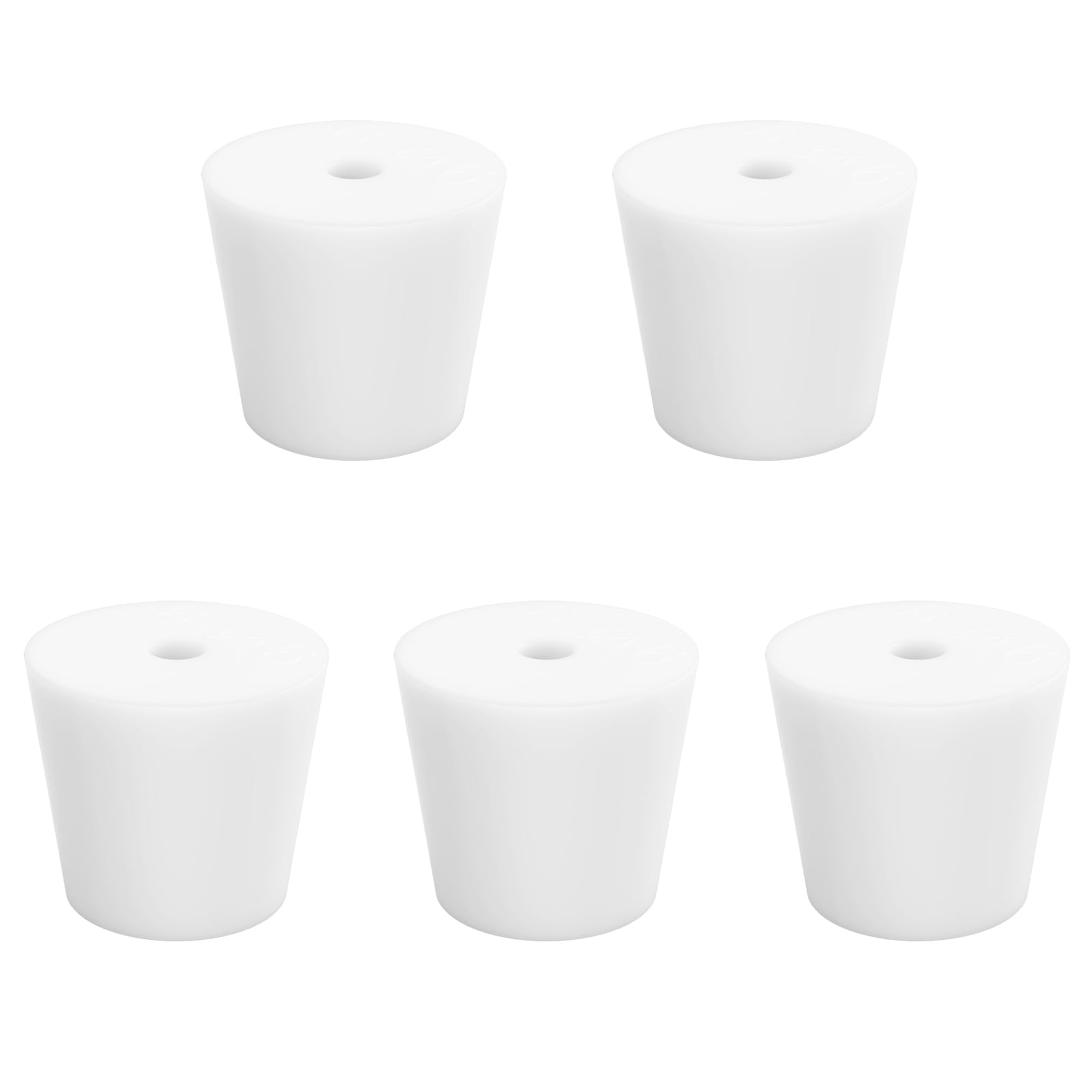stonylab Silicone Stoppers, 5-Pack Standard 8# Natural Silicone Stoppers with 8 mm Aperture Single-Hole — Amazon image 17