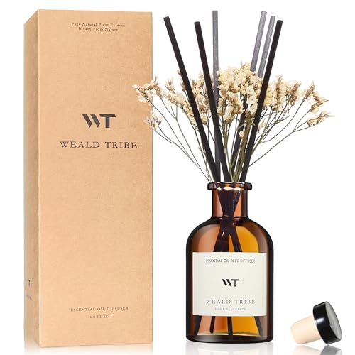 WEALD TRIBE Flower Reed Diffuser Set Lime & Citrus Scent