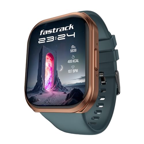 Fastrack New Limitless FS1+ Smart Watch|Biggest 2.01″ UltraVU Display|950 Nits Brightness|SingleSync BT Calling|Nitro Fast Charging|110+ Sports Modes|200+ Watchfaces|Upto 7Days Battery(Copper)