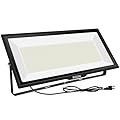 Gopretty 800W LED Flood Light, Outdoor Waterproof IP66 with Plug, 6000K Daylight White Super Bright Security Floodlight for Yard, Garden, Garages