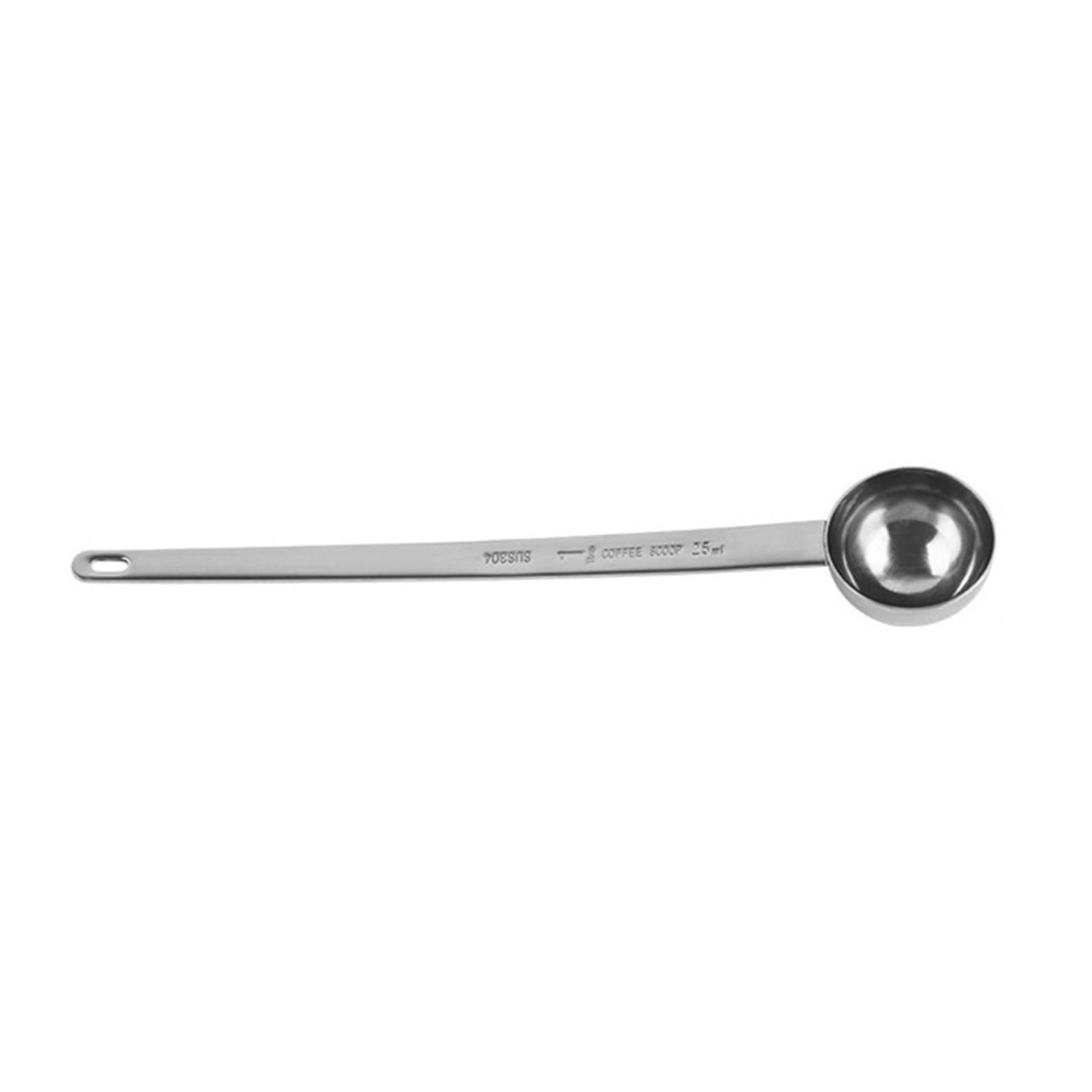 Kalttoy 25Ml 304Stainless Steel Coffee Measuring Spoon 10Ml / 15Ml / 20Ml / / 30Ml Long Handle Spoon For Effortless Scooping Or Stirring Multifunctional Coffee